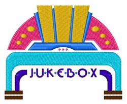 detailed jukebox machine embroidery pattern - Jukebox for decorative pillow covers