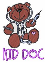 detailed bear machine digital embroidery pattern - Kid Doc for decorative pillow covers