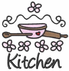 Kitchen - 4x4 kitchen detailed machine embroidery design perfect for kitchen tea towels