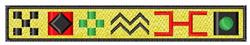 pattern beginner-friendly machine embroidery - Kwanzaa Pattern for kitchen aprons