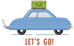 beginner-friendly go! machine embroidery pattern - Lets Go! for patchwork quilt blocks