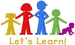 beginner-friendly learn machine embroidery pattern - Lets Learn for reusable tote bags