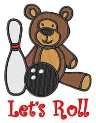 detailed bear machine embroidery pattern - Lets Roll perfect for Outdoor Blankets