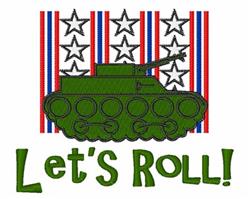 roll detailed machine digital embroidery - Lets Roll perfect for kitchen tea towels