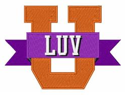 luv detailed machine digital embroidery - Luv U perfect for kitchen aprons