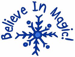 beginner-friendly winter snowflake machine embroidery pattern - Magic Snowflake for kitchen tea towels