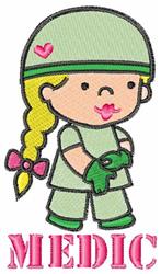 Medic - 4x4 medic detailed machine embroidery design perfect for reusable tote bags