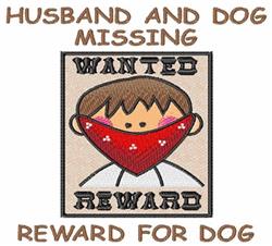 detailed puppy dog machine embroidery pattern - Missing Husband for Pet Accessories