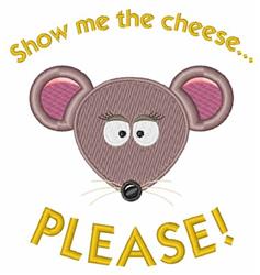 detailed please machine embroidery pattern - Mouse Please perfect for Greeting Cards