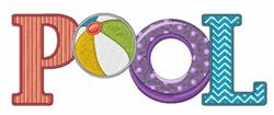 pool detailed machine digital embroidery - Pool perfect for decorative pillow covers