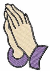 Praying Hands - 4x4 hand beginner-friendly embroidery design for Prayer Cloths
