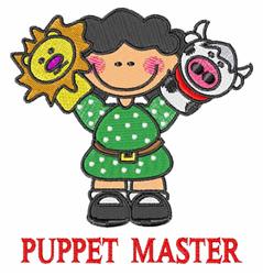 detailed cat machine embroidery pattern - Puppet Master perfect for Theater Props