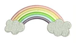 beginner-friendly rainbow machine embroidery pattern - Rainbow for Kids Clothing