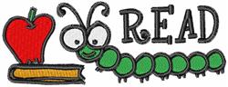 Read - 4x4 read beginner-friendly machine embroidery design for cute baby onesies