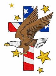 bird beginner-friendly machine embroidery - Religious Eagle perfect for kitchen aprons