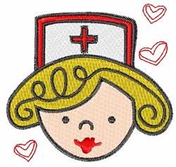 RN Head - 4x4 cross beginner-friendly machine embroidery design for reusable tote bags