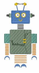 beginner-friendly robot machine embroidery pattern - Robot for Birthday Decorations