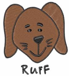 Ruff - 4x4 puppy dog detailed machine embroidery design perfect for Pet Clothing