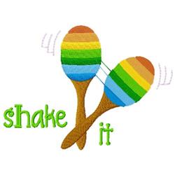 shake detailed machine digital embroidery - Shake It perfect for Performance Banners
