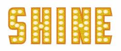 Shine - 5x7 shine detailed machine embroidery design for decorative pillow covers