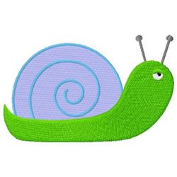 detailed snail machine embroidery pattern - Snail perfect for decorative pillow covers