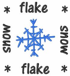 beginner-friendly winter snowflake machine embroidery pattern - Snowflake for Decorative Gifts