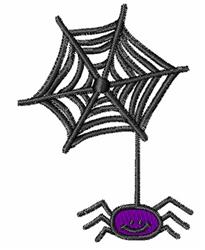 beginner-friendly halloween spider machine embroidery pattern - Spider Web for Party Invitations