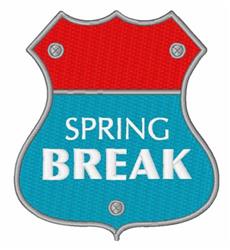 Spring Break - 4x4 break detailed machine embroidery design for kitchen tea towels