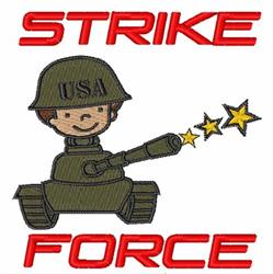 force detailed machine digital embroidery - Strike Force perfect for Memorial Flags