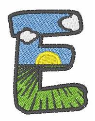 beginner-friendly sunrise machine embroidery pattern - Sunrise E for Home Decor Items