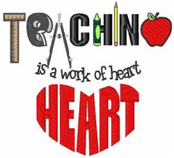 detailed heart machine embroidery pattern - Teaching perfect for reusable tote bags