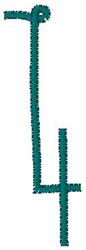 Thread 4 - 4x4 thread quick stitch machine embroidery design for kitchen tea towels