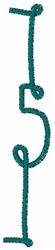 quick stitch thread machine embroidery pattern - Thread 5 for reusable tote bags