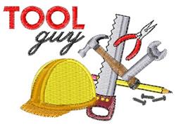 Tool Guy - 4x4 guy beginner-friendly embroidery design for decorative pillow covers