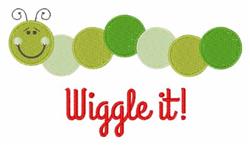 beginner-friendly wiggle machine embroidery pattern - Wiggle It for cute baby onesies