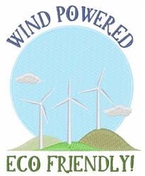detailed powered machine embroidery pattern - Wind Powered for decorative pillow covers