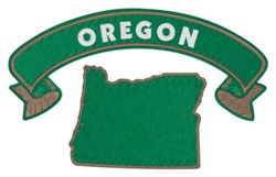Oregon Embroidery Design | EmbroideryDesigns.com