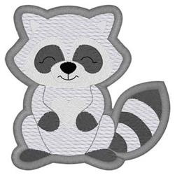 Raccoon Embroidery Design