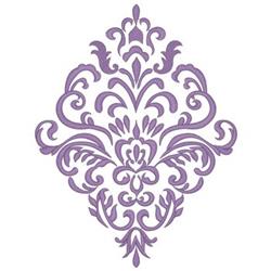 detailed pattern machine embroidery pattern - Damask Pattern for decorative pillow covers