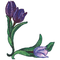 専用ページ TULIP様 Tulip Corner Embroidery Design | EmbroideryDesigns.com
