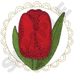 Tulip Embroidery Design | EmbroideryDesigns.com