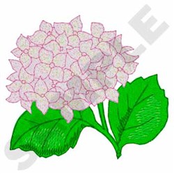 hydrangeaオーダーページ Hydrangea Flower Plant Machine Embroidery Design - Apex
