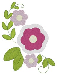 Flowers Embroidery Design | EmbroideryDesigns.com