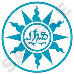 IHS Symbol Embroidery Design | EmbroideryDesigns.com
