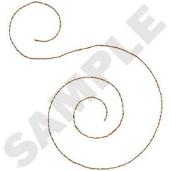 quick stitch scroll machine embroidery pattern - Scroll for patchwork quilt blocks