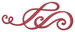 scroll beginner-friendly machine embroidery - Scroll perfect for reusable tote bags