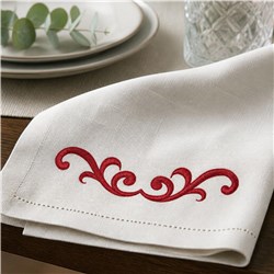 scroll quick stitch machine digital embroidery - Scroll perfect for Table Linens
