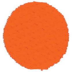 Solid orange circle with a uniform texture, bold color, and minimalist appeal, perfect for modern decor.