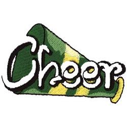 Cheer Megaphone Keychain Embroidery Design – Happily After Designs