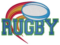 Rugby Embroidery Design | EmbroideryDesigns.com